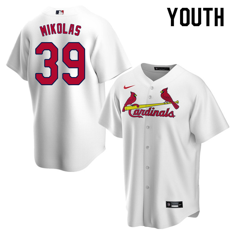 Nike Youth #39 Miles Mikolas St.Louis Cardinals Baseball Jerseys Sale-White